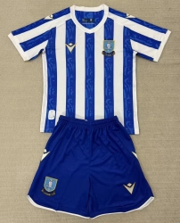 2526 Sheffield Wednesday home and away kids Soccer Jersey